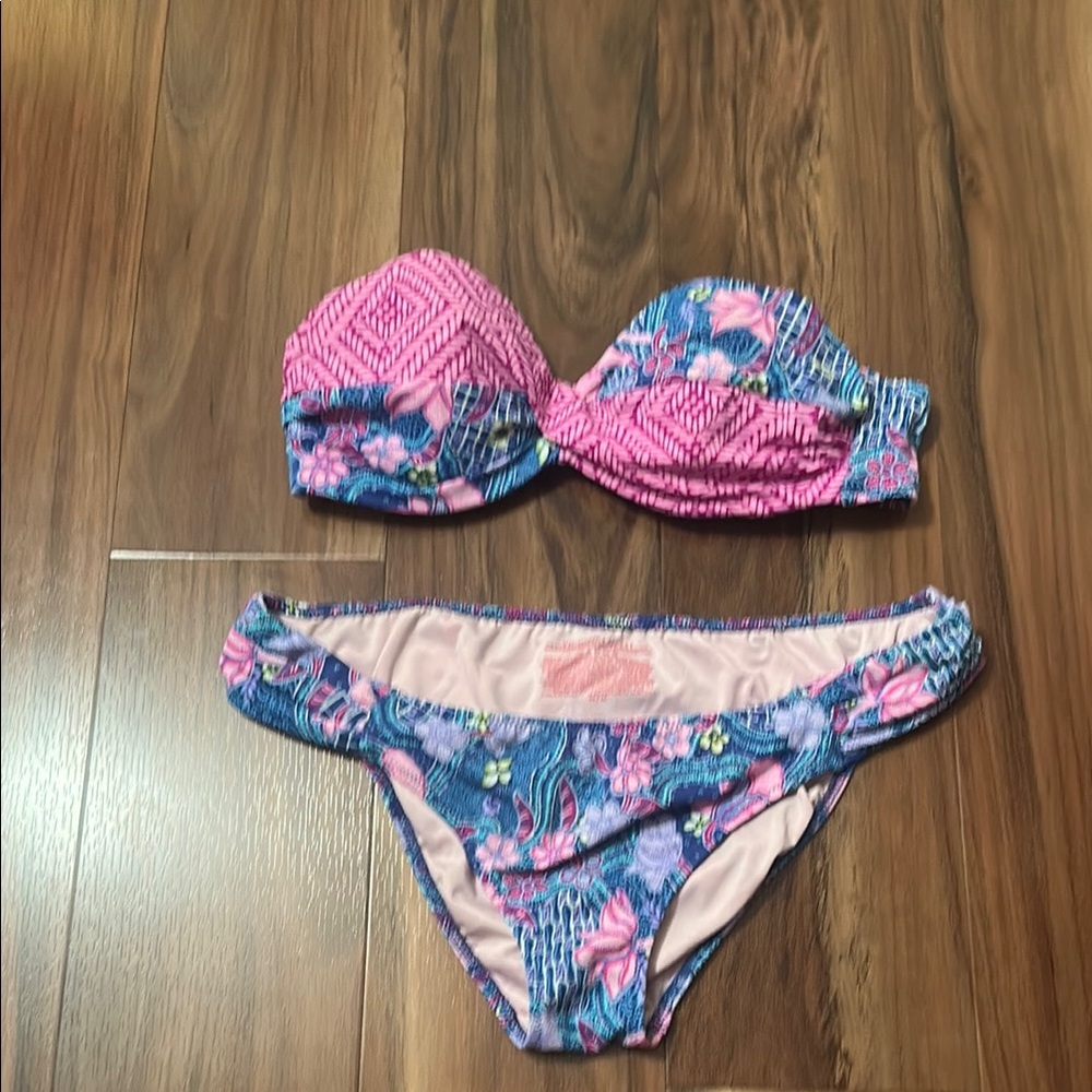 Victoria's Secret Pink and Blue Bikini